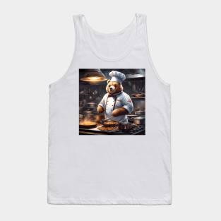 Teddy as a Chef Tank Top